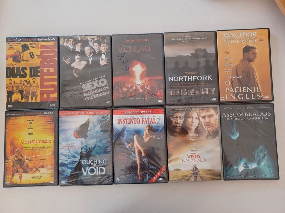 10 DVD Novos Originais Selados