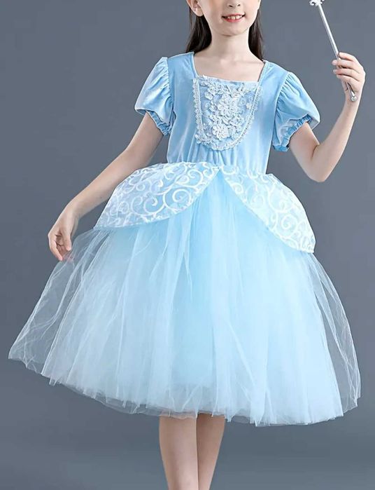 Nowy strój Kopciuszek Cinderella, r. 122 przebranie bal