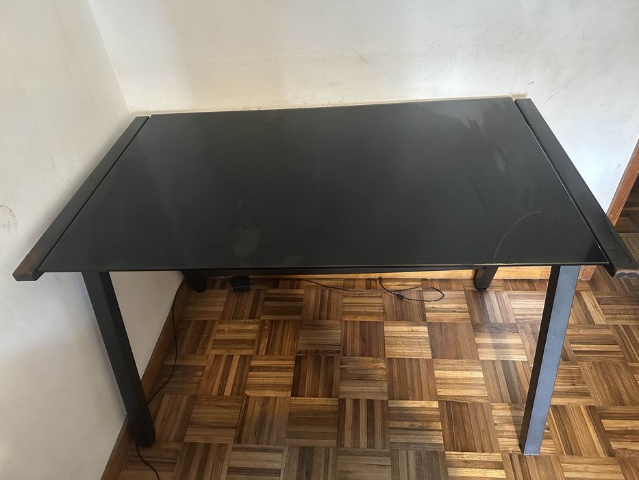 mesa de vidro temperado gamer