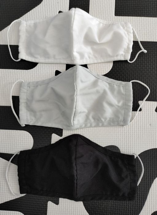 Zestaw 3 szt. maseczek ochronnych z materiału