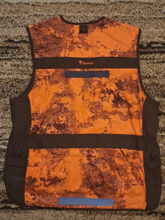 Kamizelka Pinewood Furudal Hunter Pro Camou Strata Balaze/Suede Brown
