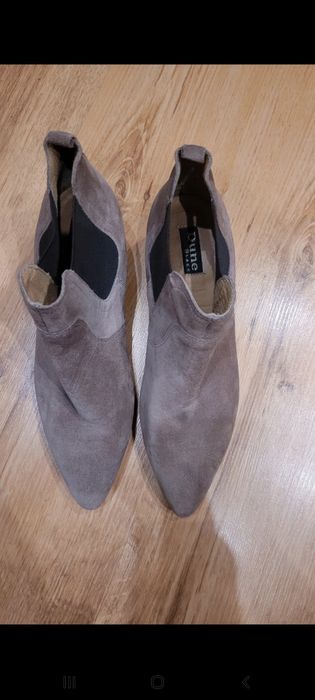 Botki rozmiar 40 Dune skóra naturalna