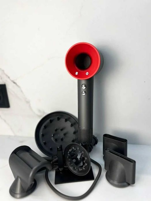Фен Dyson Super Hair Dryer  з іонізацією, турборежимом і 5 насадками