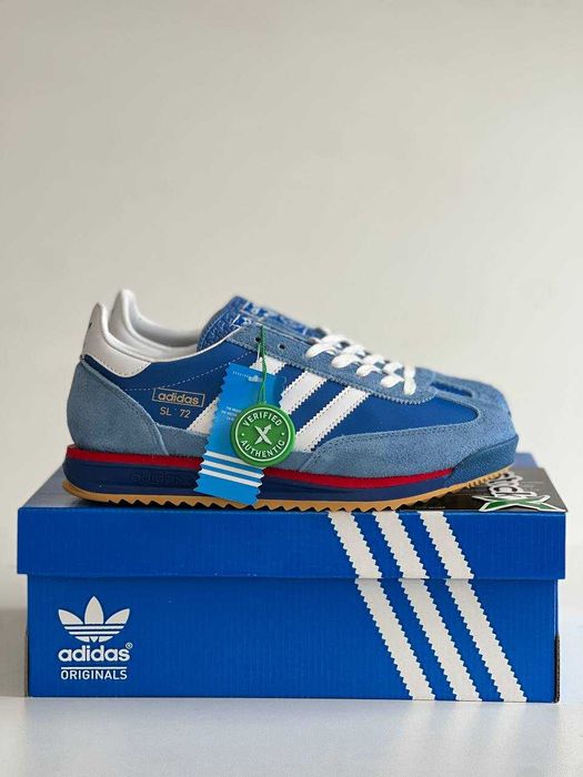 Женские кроссовки Adidas SL '72 "Blue" Размеры 36-40