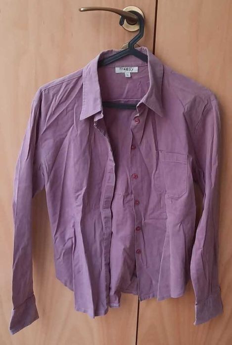 Camisa lilás manga comprida