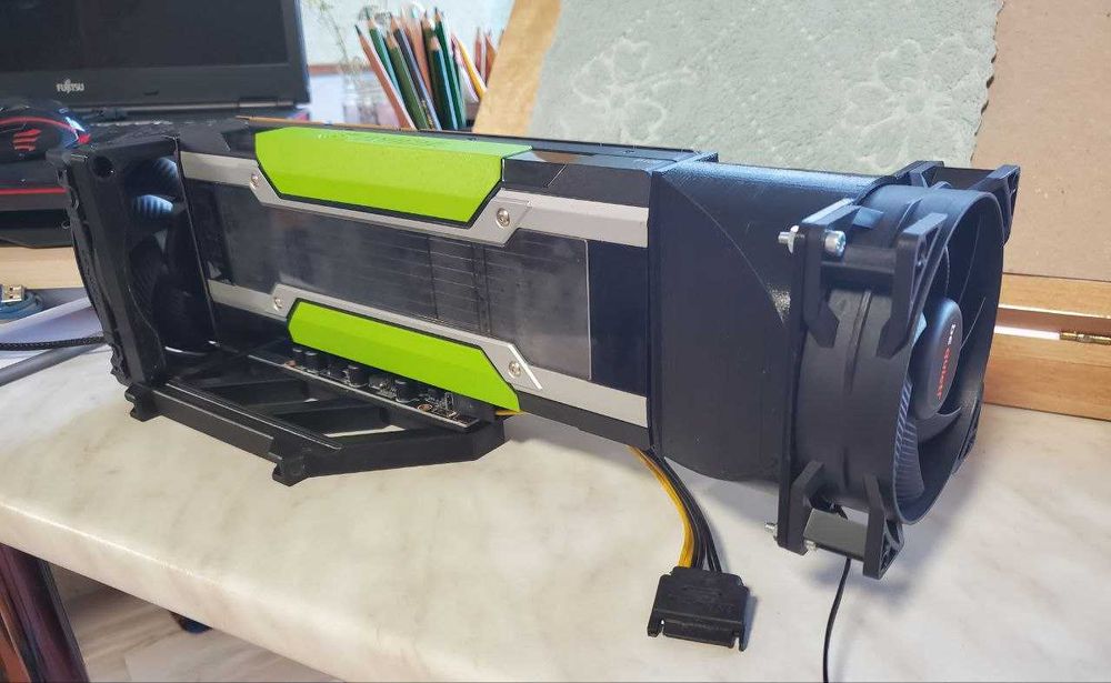 Кожух вентилятора охолодження NVIDIA Tesla P40 / P100 / V100