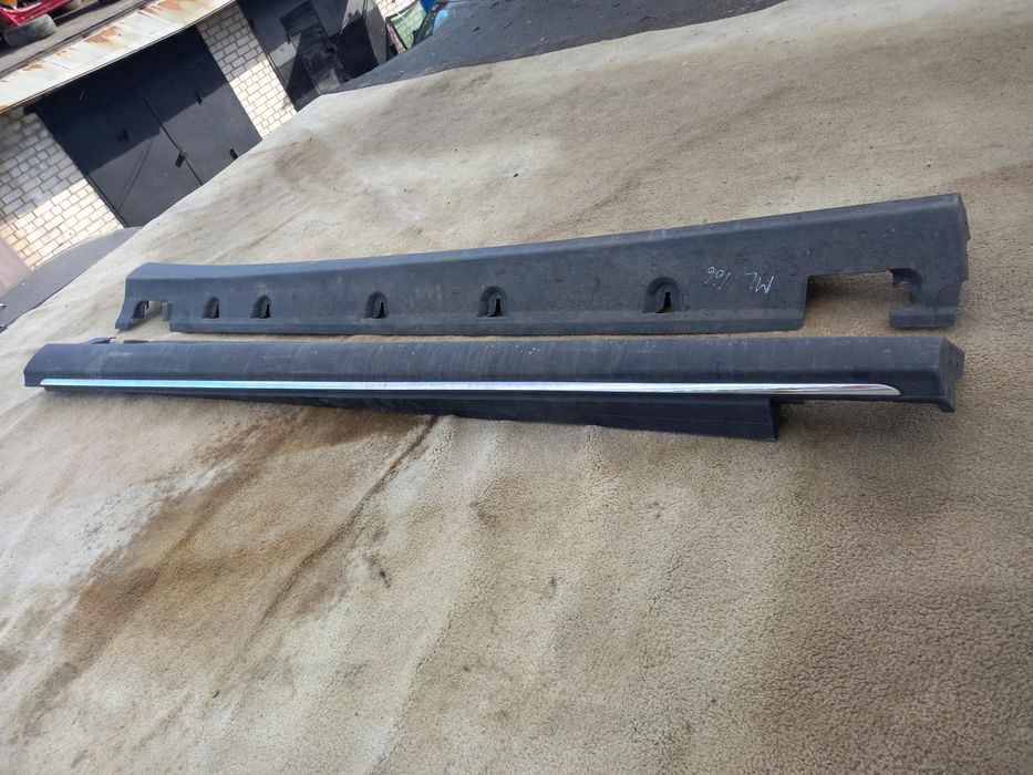 Накладки на пороги Mercedes Benz w166