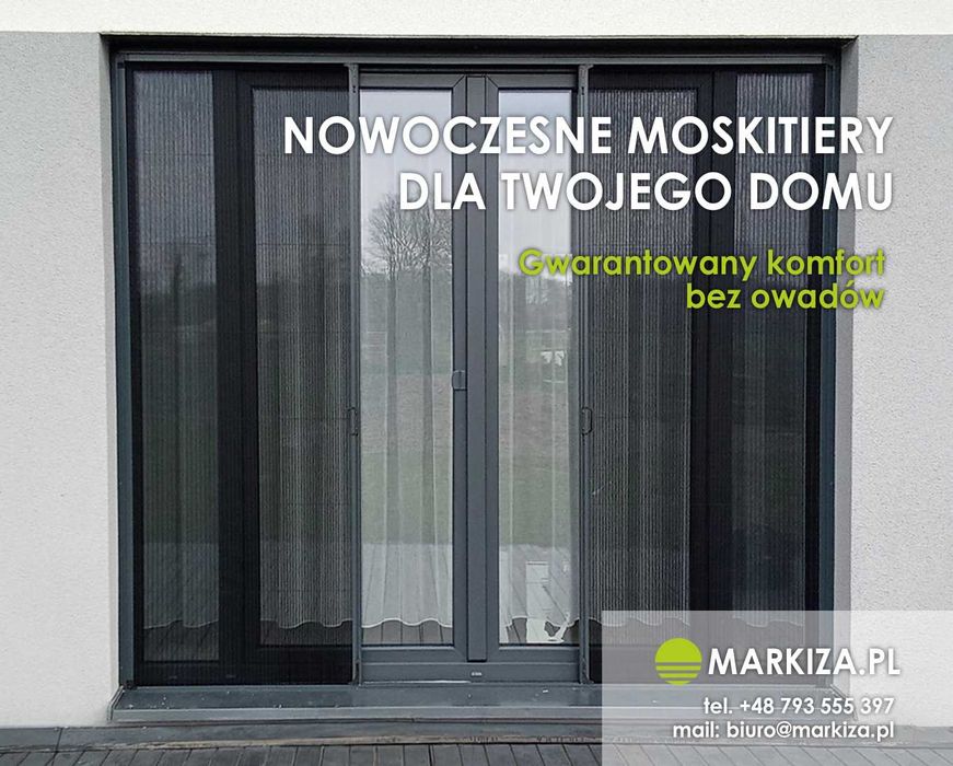 Moskitiery na wymiar | Z montażem lub bez | Ochrona przed owadami | Siatki do okien