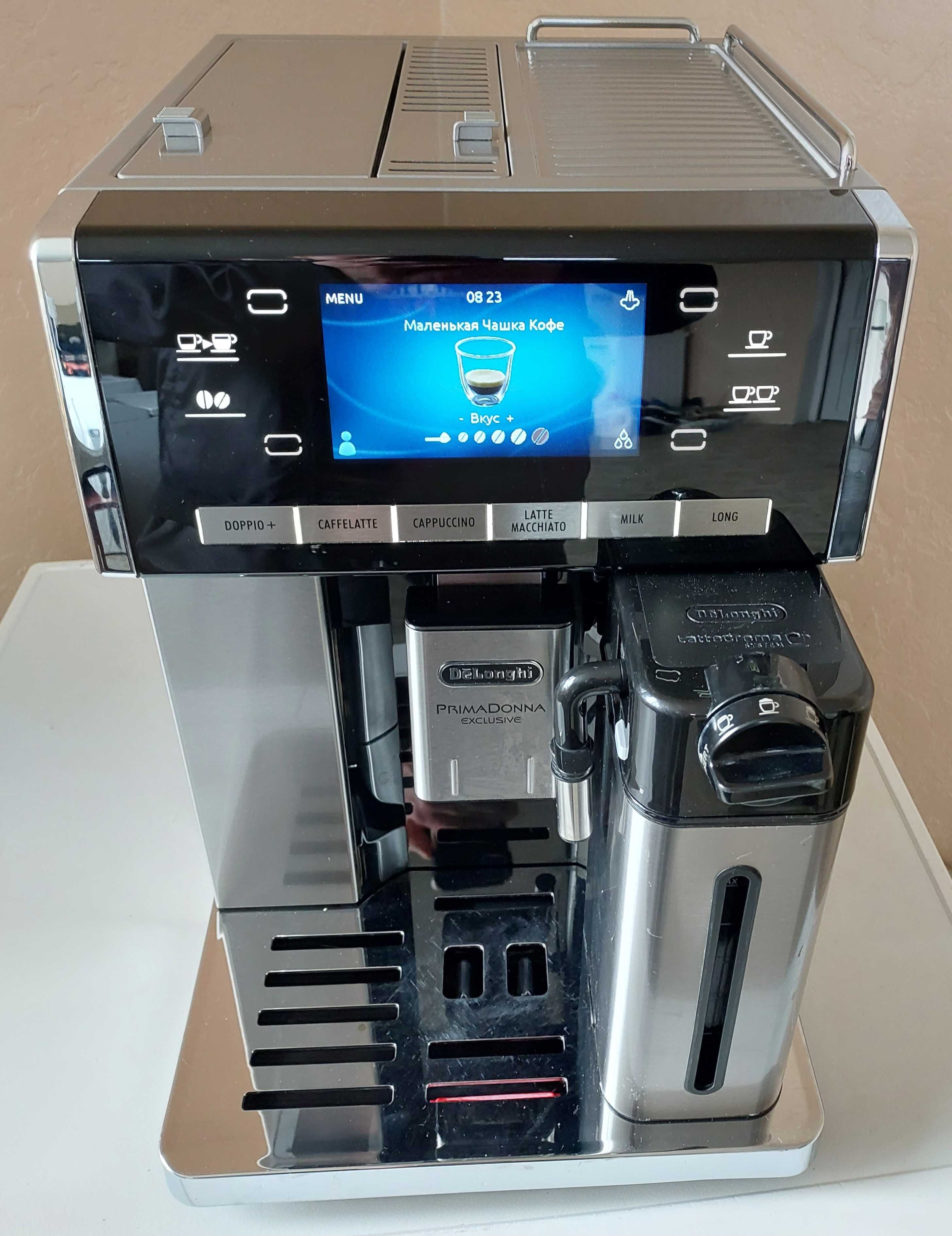 Кофемашина автоматическая Delonghi PrimaDonna Exclusive ESAM 6850.M: 19 ...