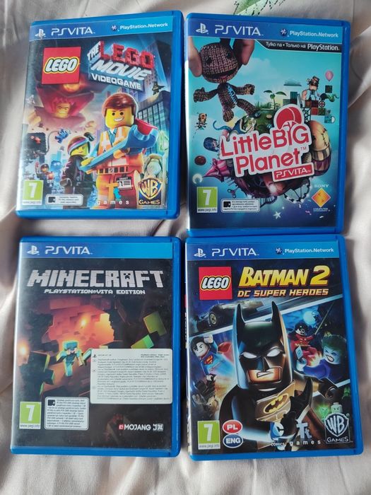 Gry Ps vita Little big planet, Minecraft, lego Batman i LEGO movie