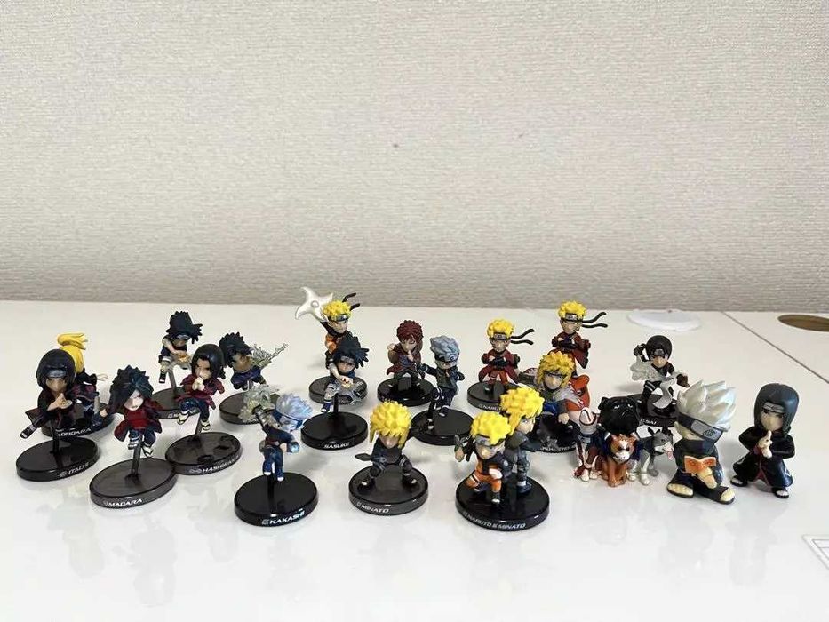 Naruto Shippuden miniaturas Deformation Lote 20 Peças usados