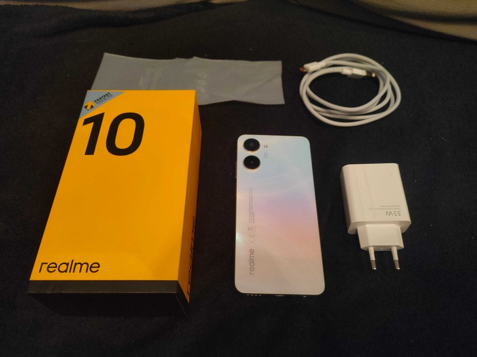 Smartfon REALME 10 8/128GB 90Hz 6.4" Biały jak nowy!!