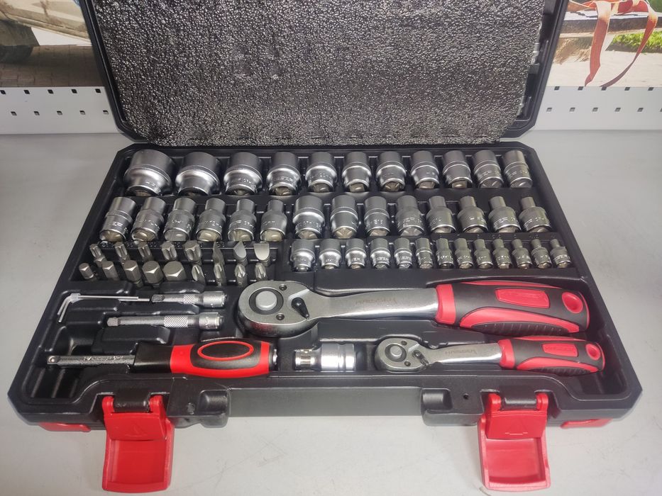 Набір інструментів Haisser 1/2", 1/4" 108 предметів 70178