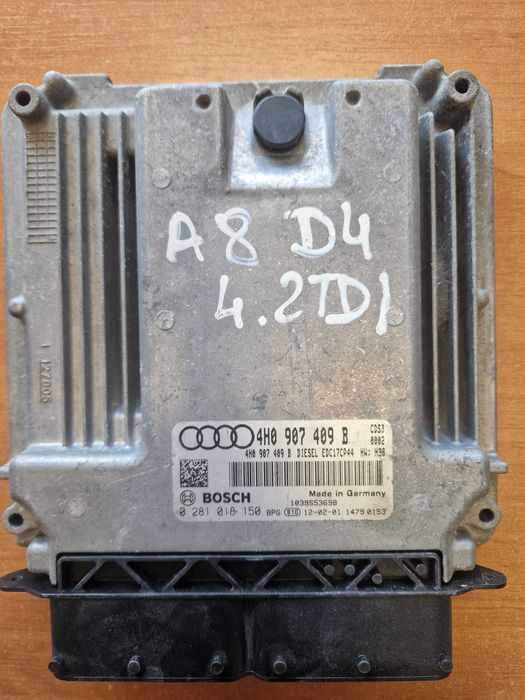Sterownik silnika komputer Audi a8 d4 4.2 tdi 4h09.07409B