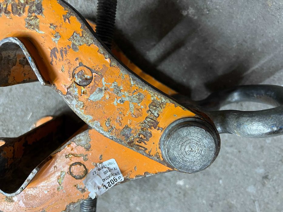 Uchwyt klamrowy do dwuteowników belek zacisk dźwigara chwytak