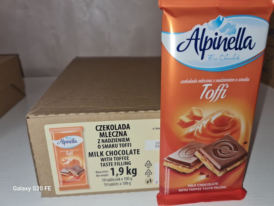 Шоколад  Alpinella Toffi