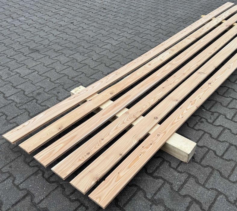 Podbitka, deska elewacyjna, boazeria MODRZEW 19x121x4000mm