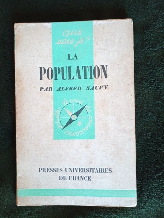 2 livros Que Sais - Je? - La Statistique; La Population -1956 / 1957