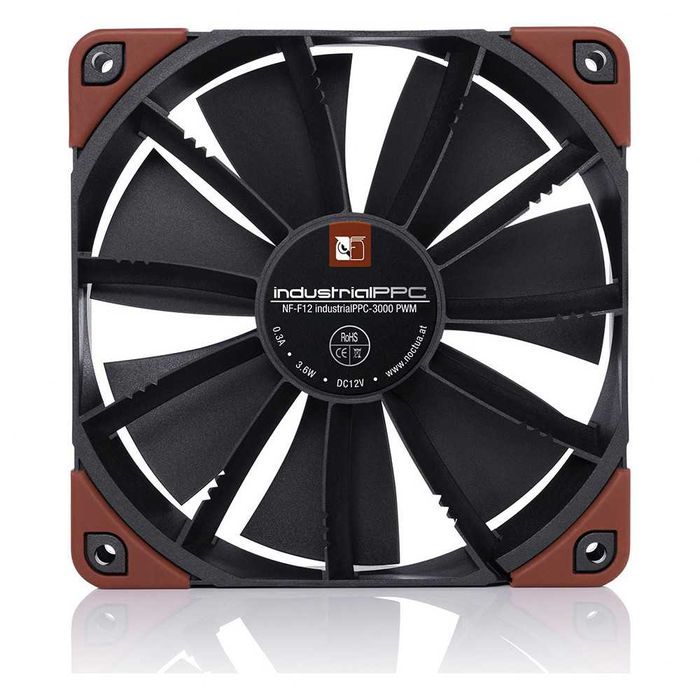 [Used] Noctua 120mm NF-F12 IndustrialPPC Fans, 12V 3000 RPM PWM64354195110913120