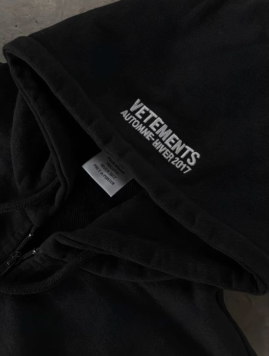 зип худи Vetements Gun Club 2017 Zip Hoodie