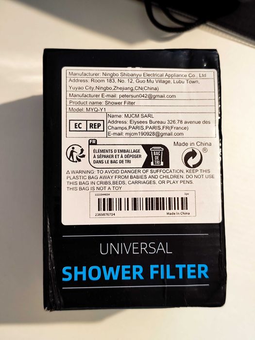 Filtro para chuveiro