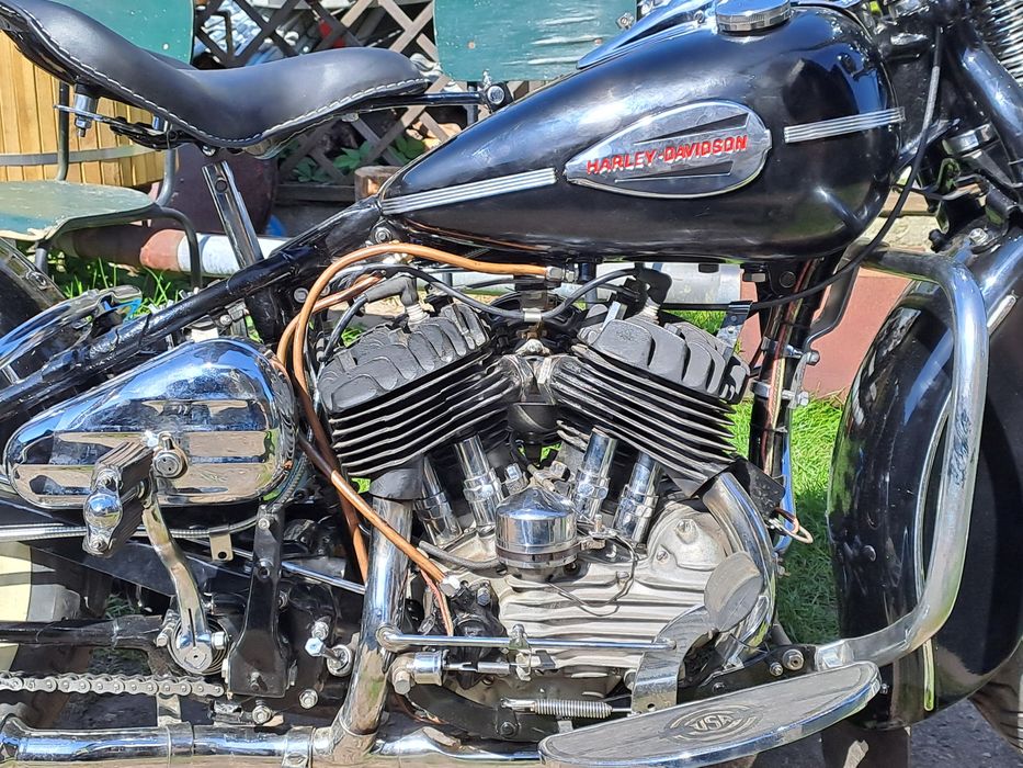 Bardzo ładnie zrobiony Harley Davidson WLA WLD