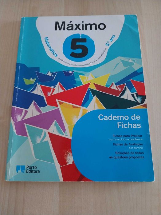 Livro - Máximo 5 - Caderno de Fichas de Matemática