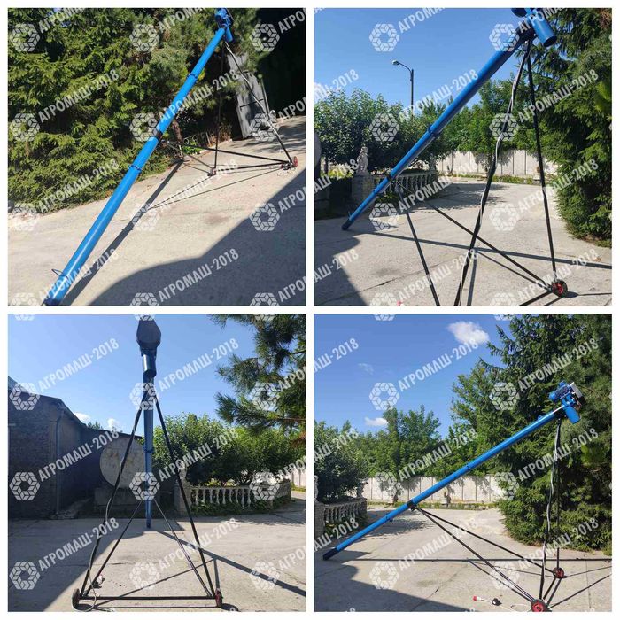 Шнековый погрузчик, винтовой конвейер, транспортер зерна, шнек