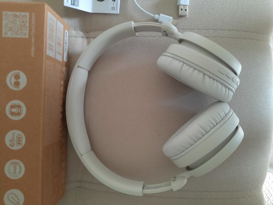 Auscultadores sem fios Philips TAH 5209 branco.