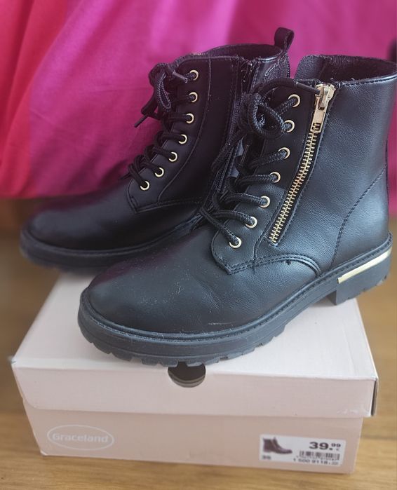 Botas pretas de inverno n. 35