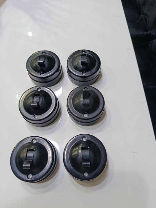 Włączniki bakielitowe bakelit loft PRL retro