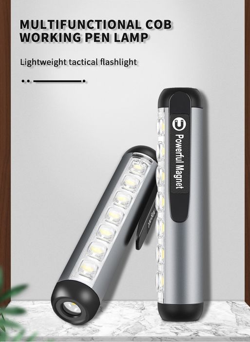 Фонарік usb type -c  кишеньковий