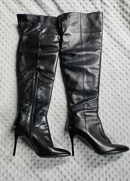 Kozaki muszkieterki skórzane PRIMAMODA Lavorazione artigiana r.39