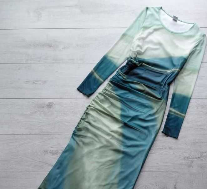 Шикарное длинное платье, новое