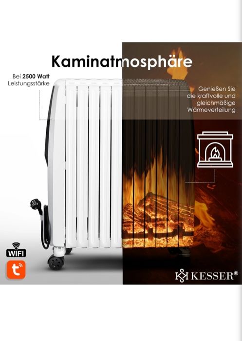 Grzejnik olejowy z aplikacją WiFi