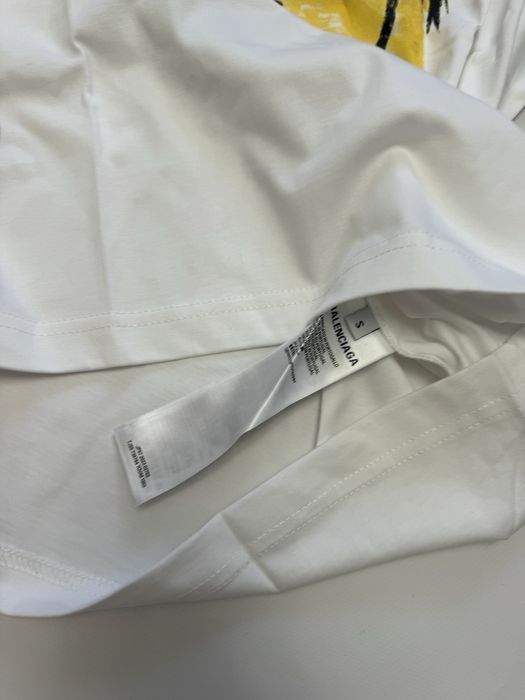 футболка Balenciaga Paris белая summer 2024 vetements M L