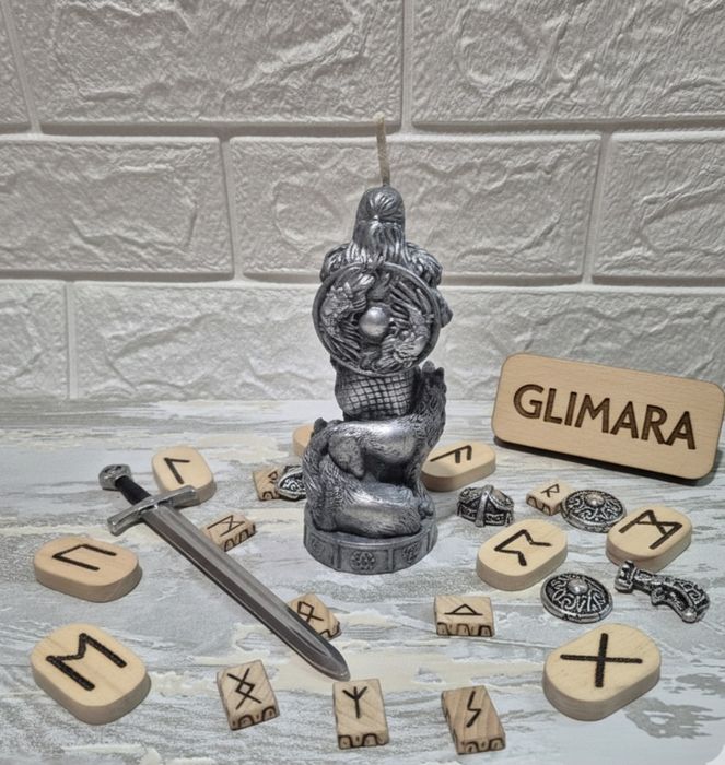 Вівтарна свічка Одін, ручна робота