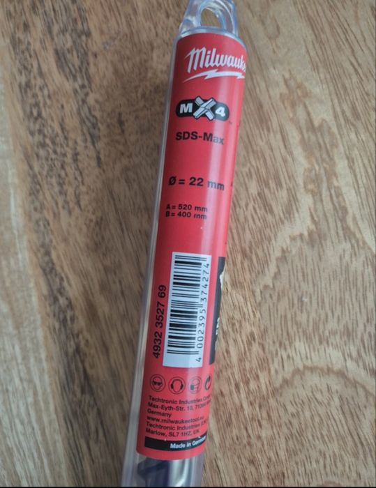 Broca 22mm sds max