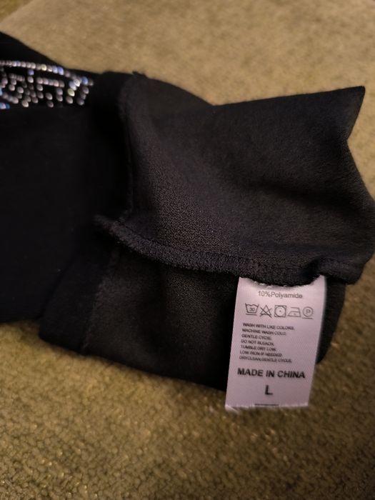 Damskie czarne leginsy -NOWE