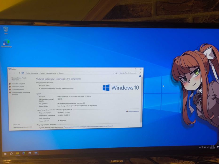 Monitor Samsung 24'' T24E390EW