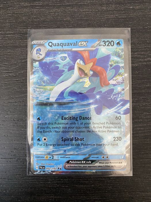 Karta Pokémon TCG - Quaquaval EX 052/193 PAL