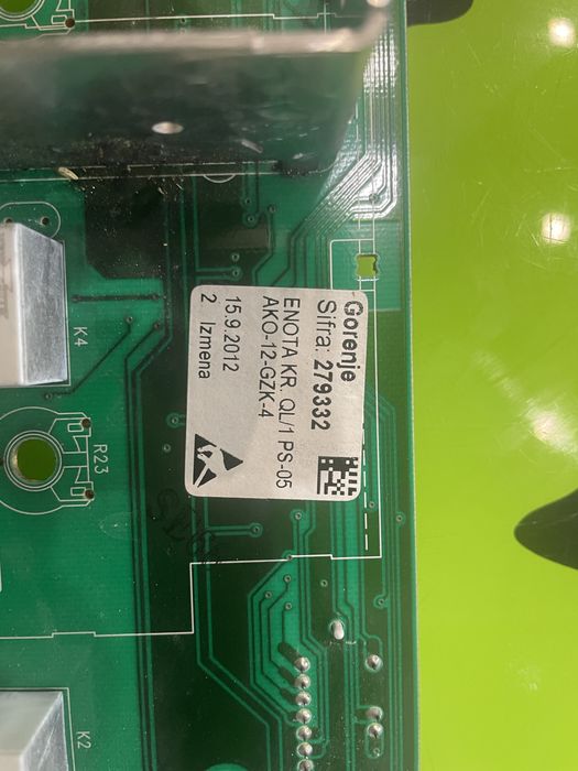 Модуль( плата управления) gorenje 279332 для стиральной машины