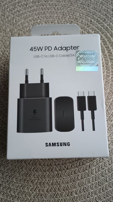 Super Szybka ładowarka Samsung 45W USB-C. Nowa