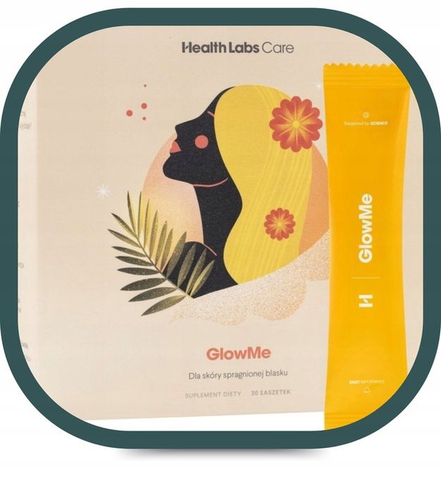 health labs glowme ananas-mango kolagen 5000 mg zdrowa piękna skóra 30 sasz