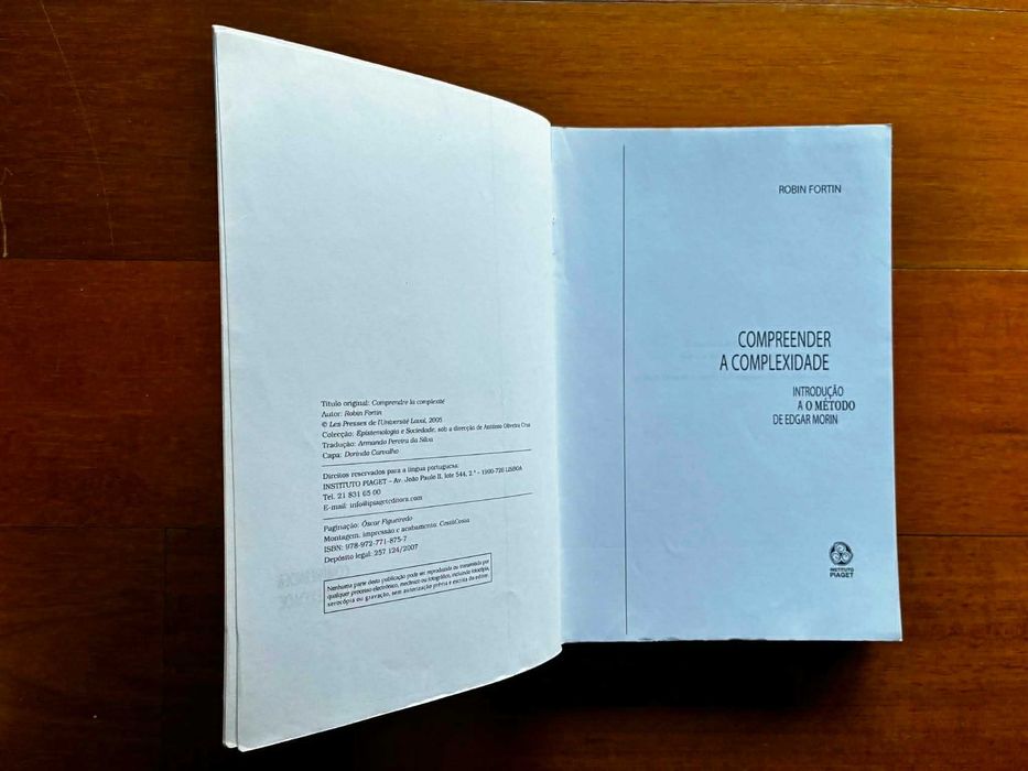 Compreender a Complexidade Introdução a O Método de Edgar Morin