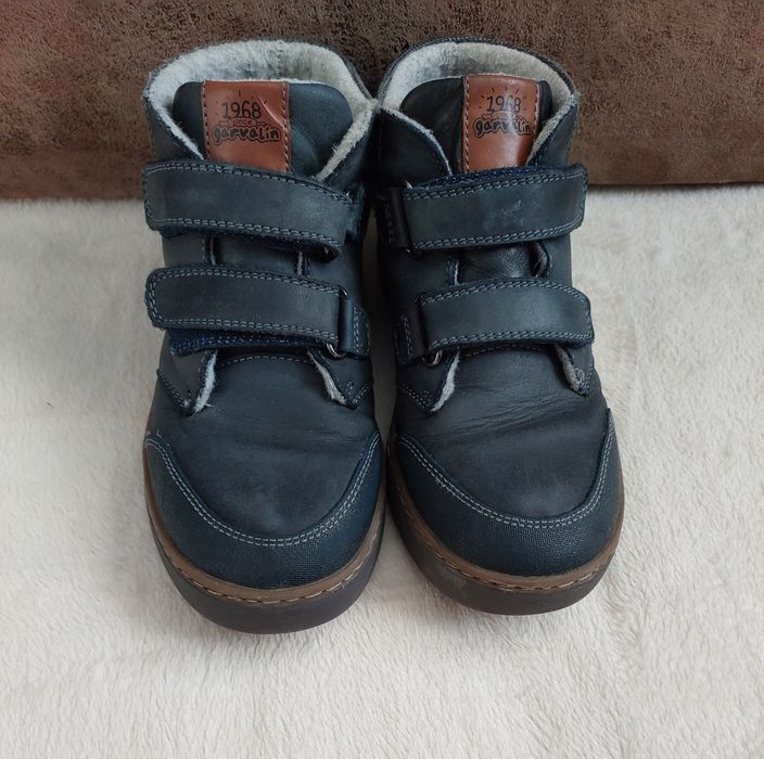 Демисезонные кожаные ботинки кроссовки Garvalin D.d.step