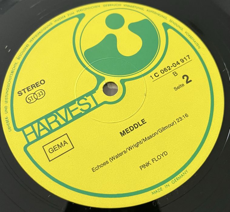 Pink Floyd - Meddle (Winyl, Germany, 1971, Album, LP, NM)