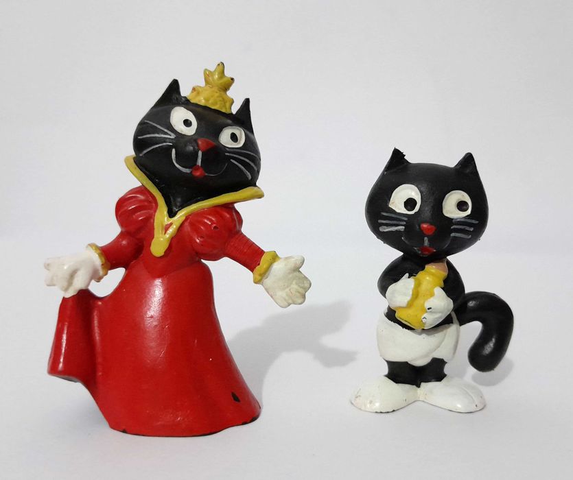 4 Bonecos Haribo - Katinchen (Gatos pretos) dos anos 80