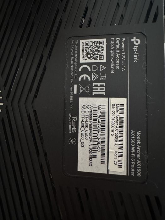 Router TP LINK Archer 1500