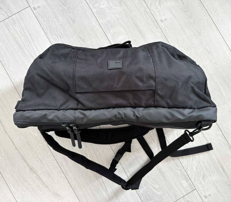 Спортивна сумка з безліччю кишень чоловіча mango дорожня сумка чорна